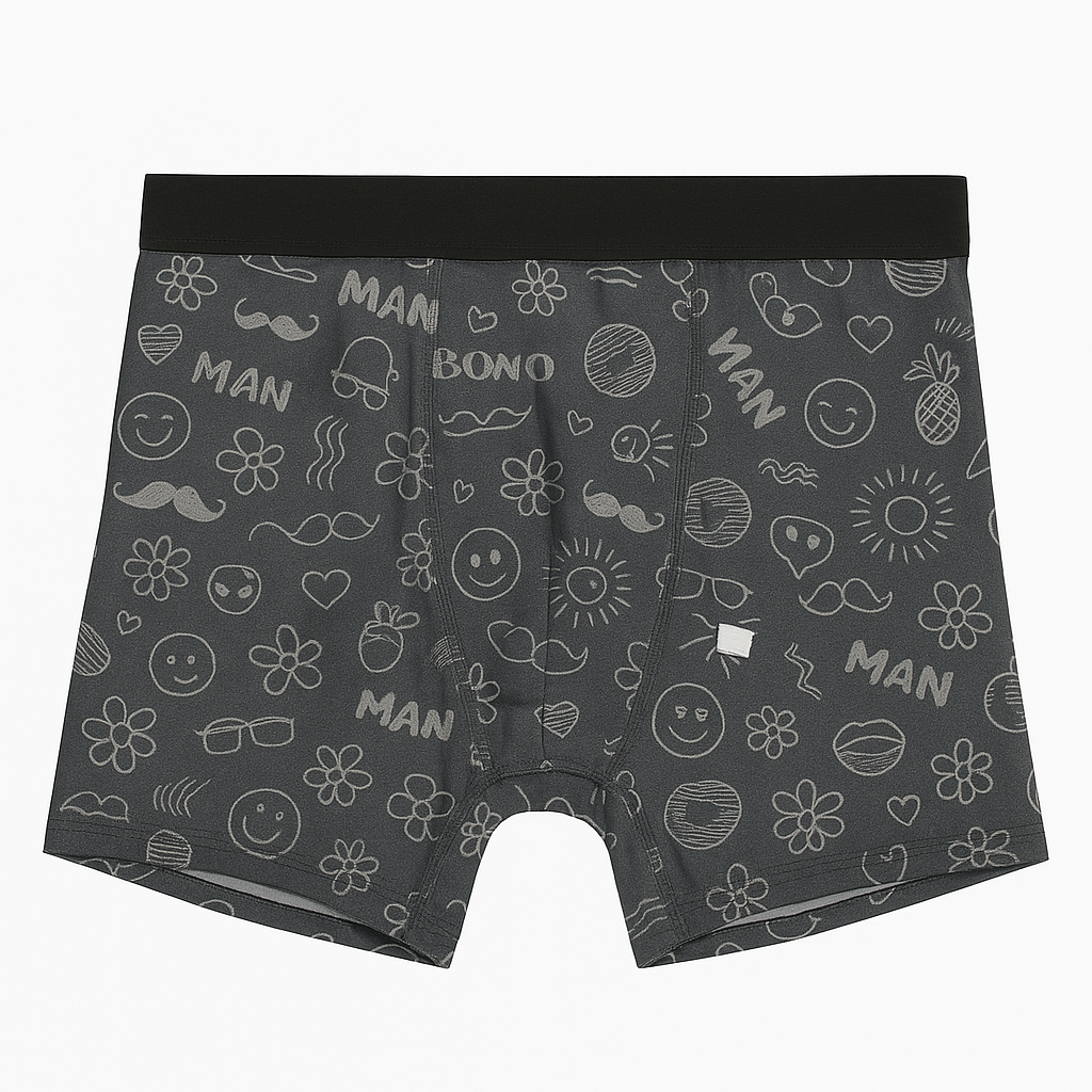 Fun Doodle Print Men’s Underwear