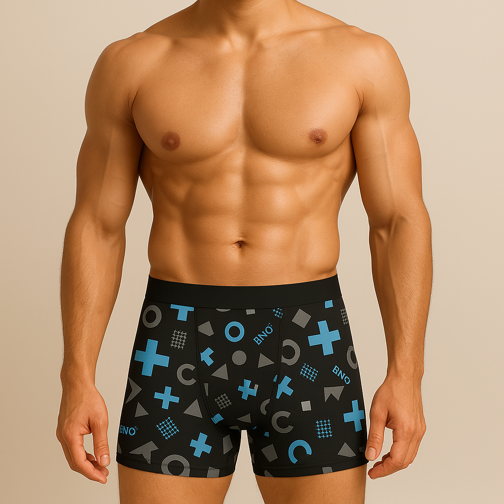 Bold Geometric Print Men’s Underwear