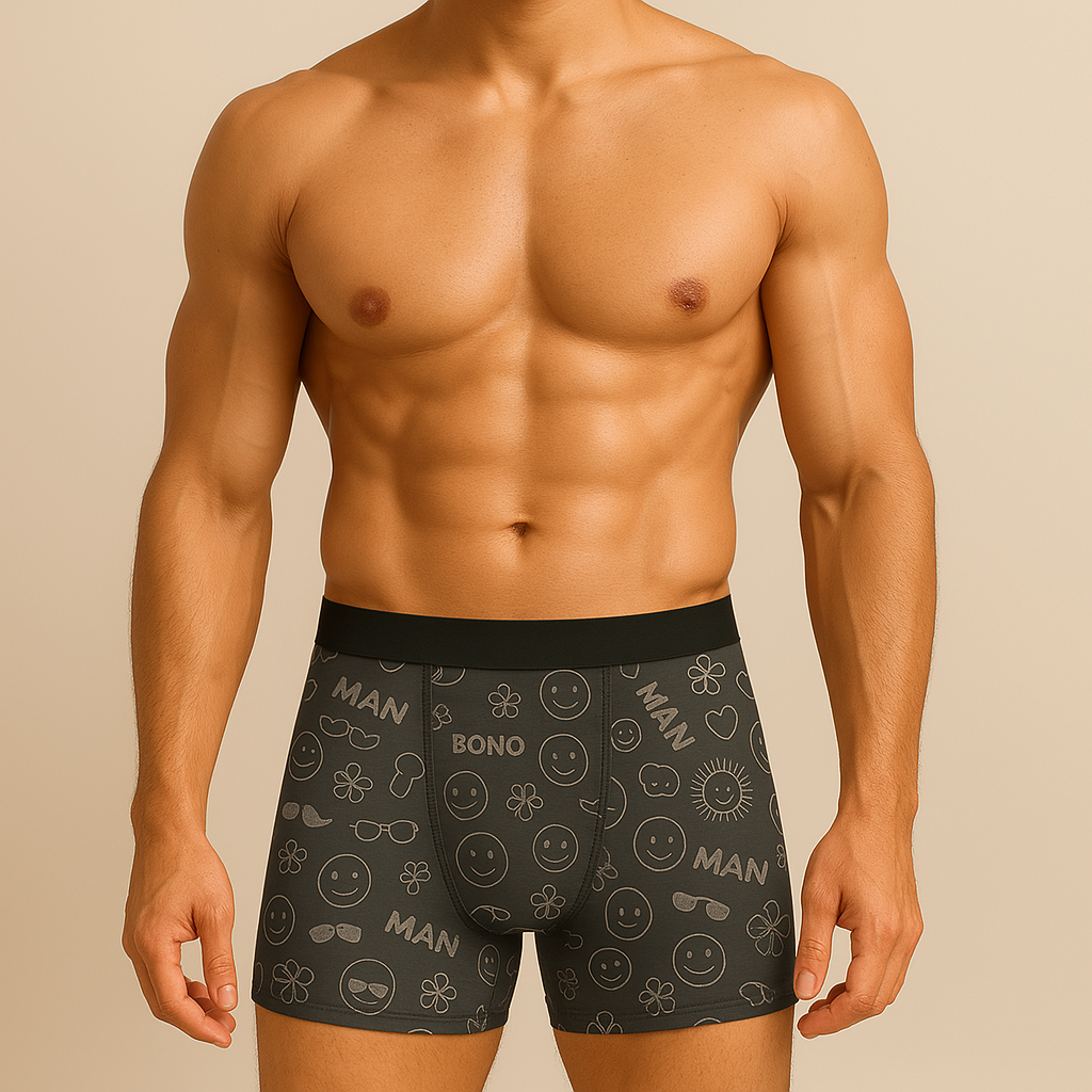 Fun Doodle Print Men’s Underwear