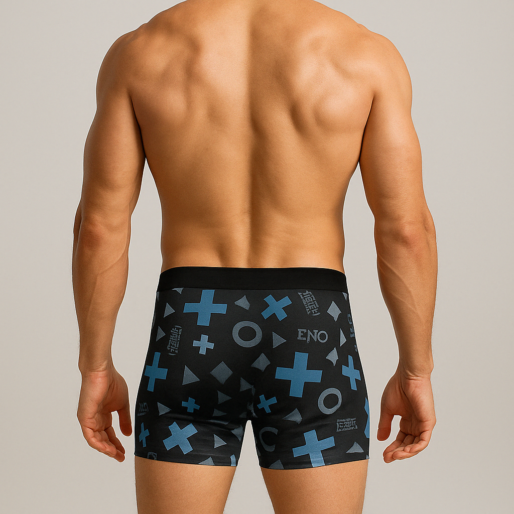 Bold Geometric Print Men’s Underwear