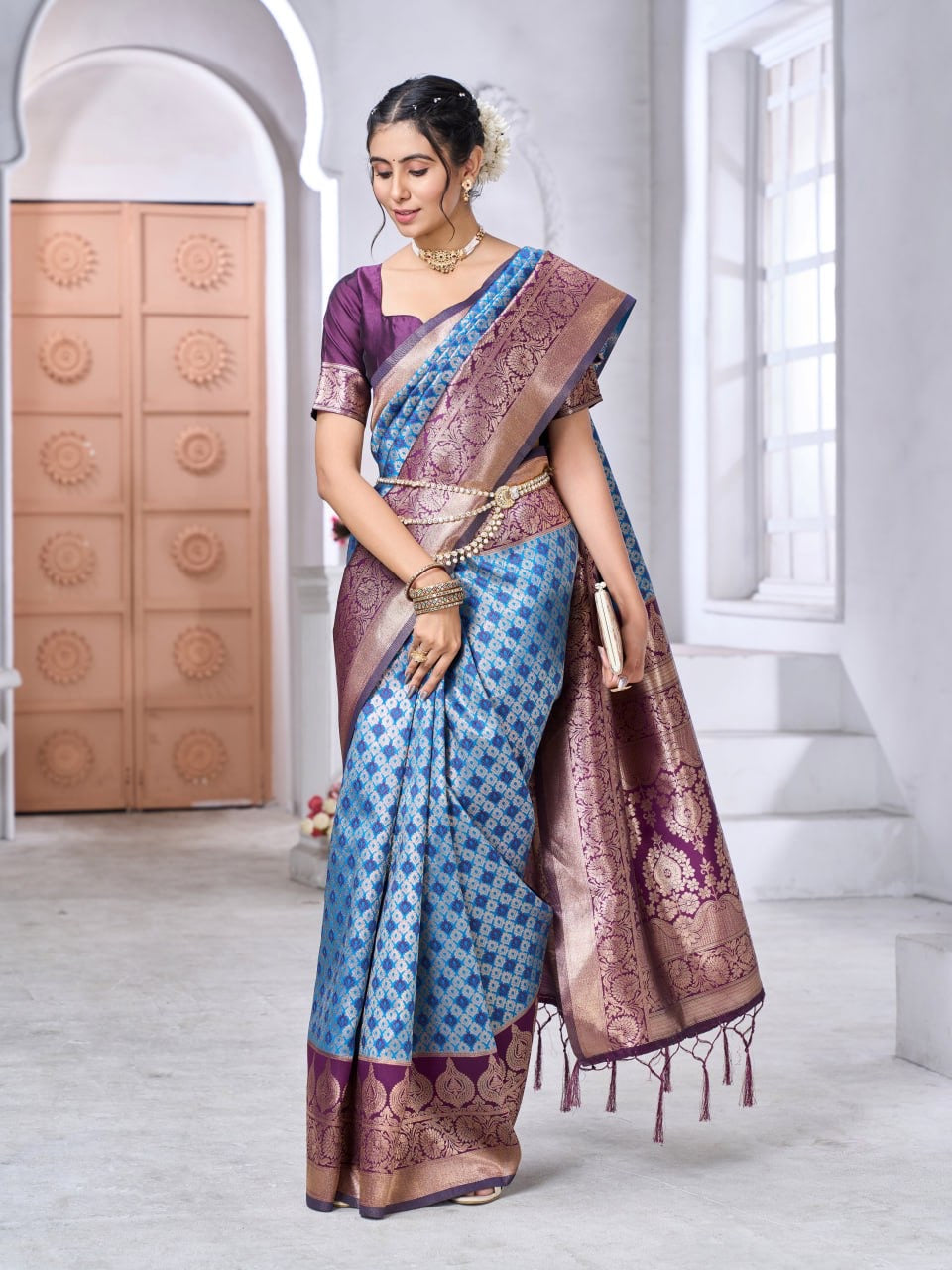 Classic Banarasi Soft Silk Saree