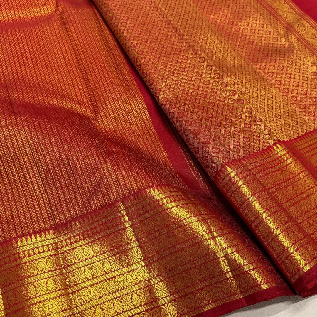 Classic Maroon Banarasi Silk Saree