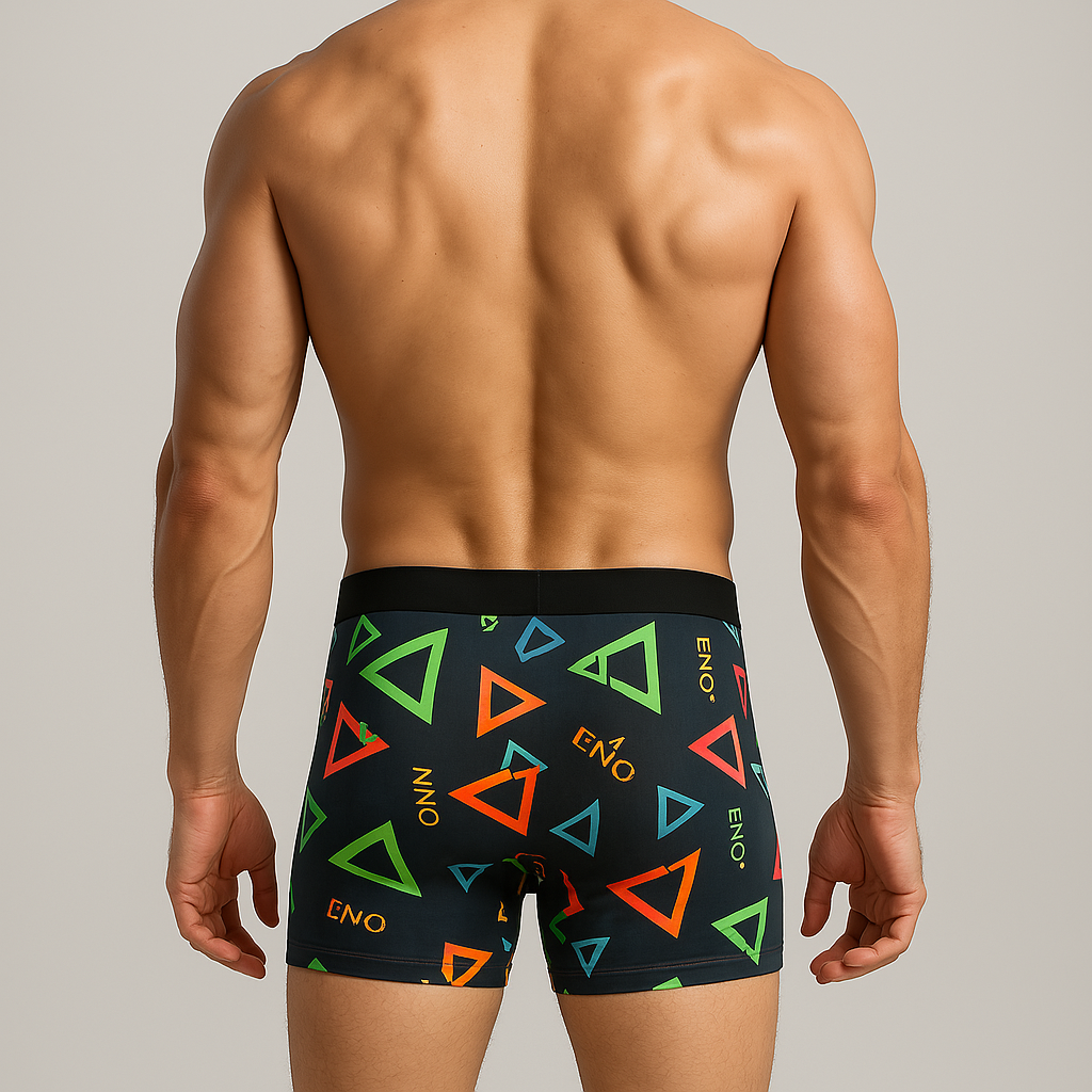 Bold Triangle Print Men’s Underwear